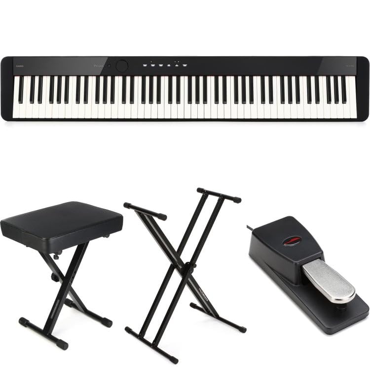 CASIO privia PX-S1100ブラック 【22年製】 Amazon.com: Casio Privia PX-S1100 Digital Piano Bundle - Black
